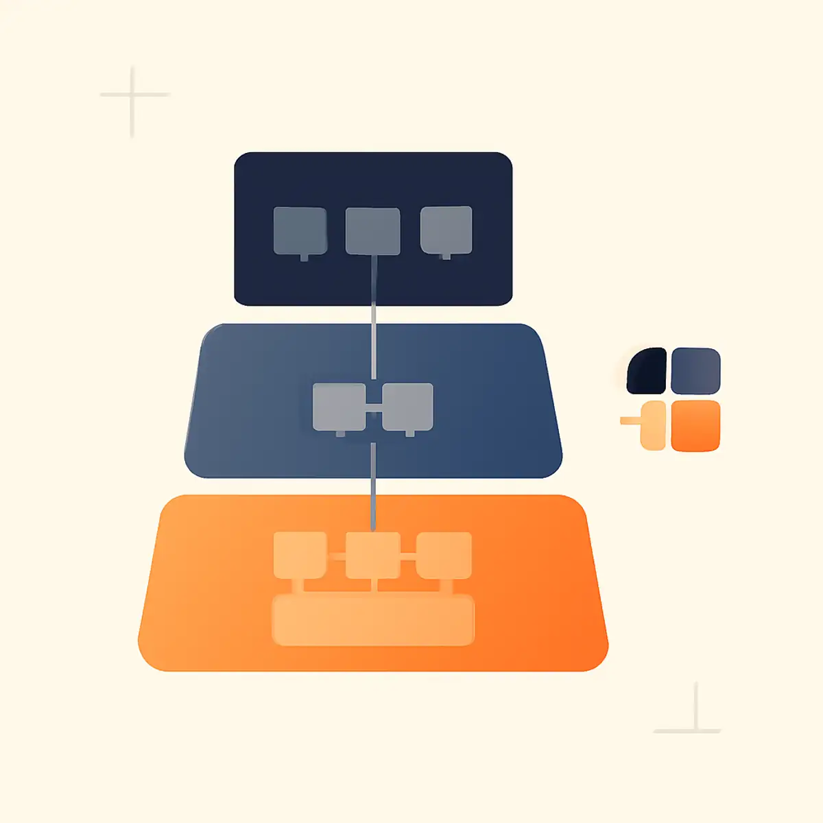 Visualization of the UAE 12-digit HS code structure showing six layers of digit groupings (international, GCC, national, granularity), with brand orange highlighting the additional digits beyond the global 6-digit standard