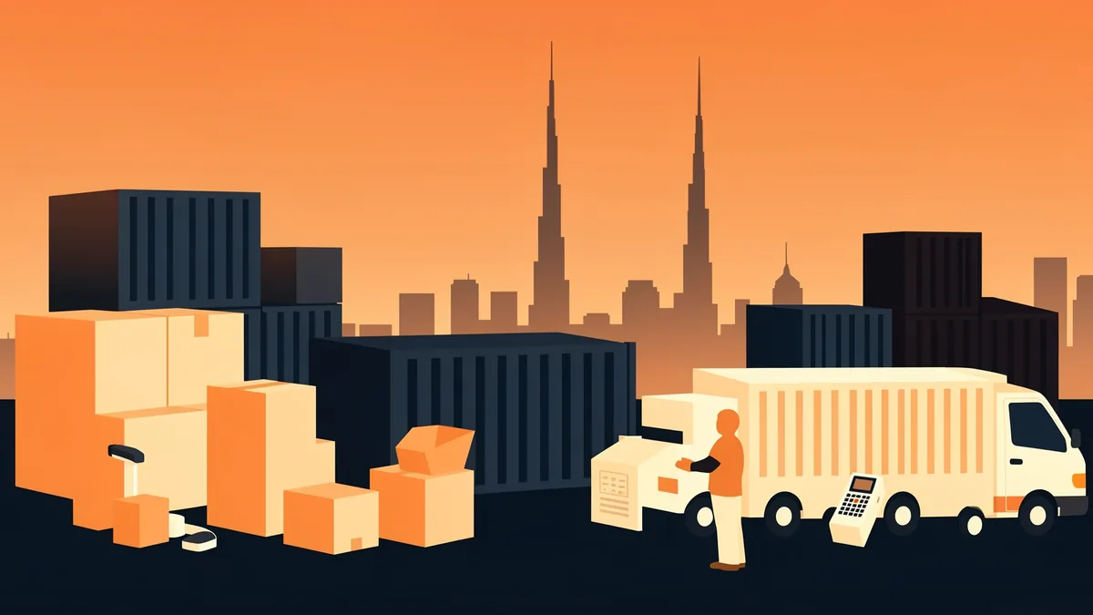 رسم توضيحي يبيّن طبقة منصة الفلفلمنت SVX وهي تربط متجر البائع بسوق نون عبر موصّل قناة، مع تدفّق الطلبات للداخل وأعداد المخزون وحالات الشحن للخارج