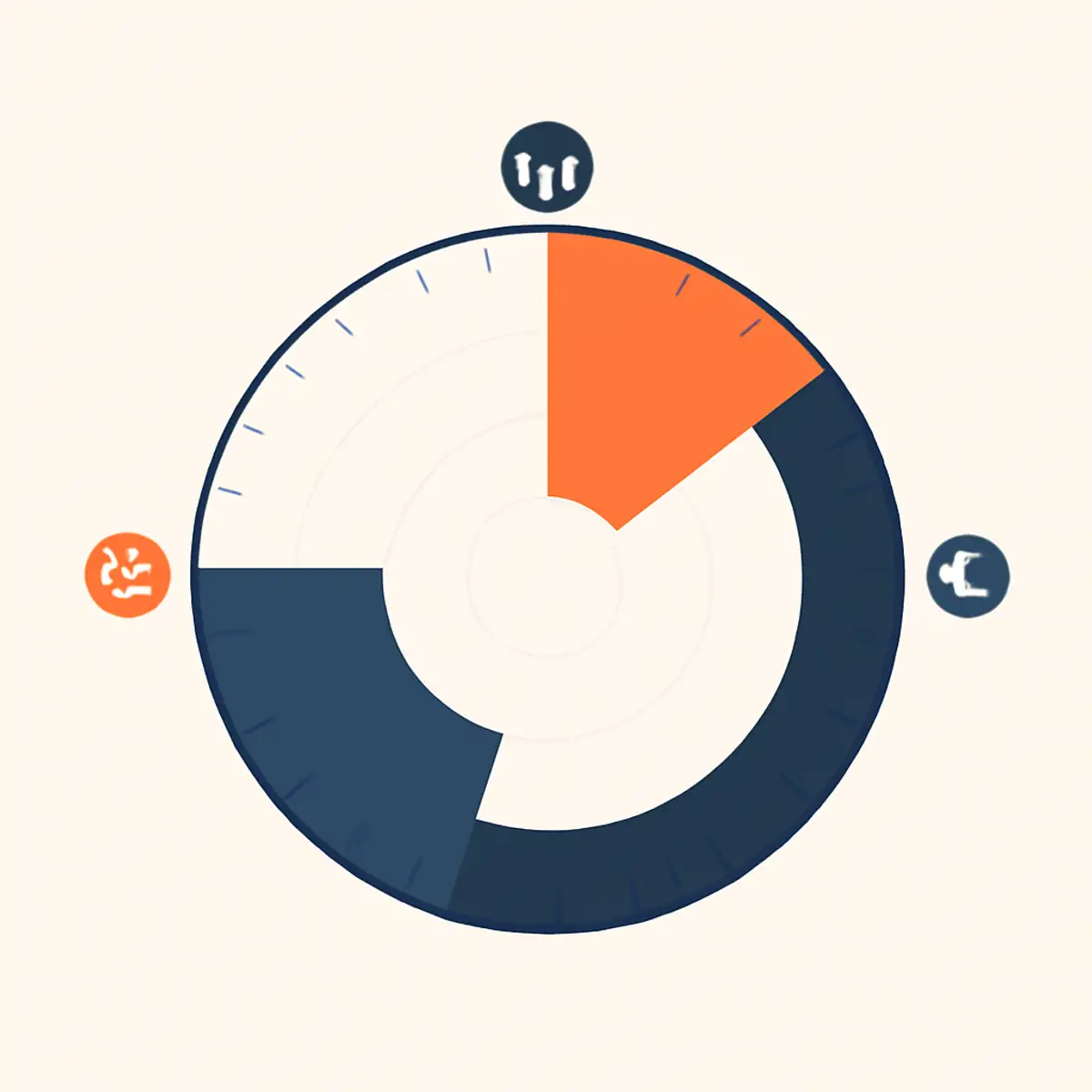 Daily timing rhythm visualization showing UAE Ramadan order volume across 24 hours, with brand orange highlighting the pre-iftar afternoon surge, the post-iftar evening peak, and the pre-suhoor early morning window